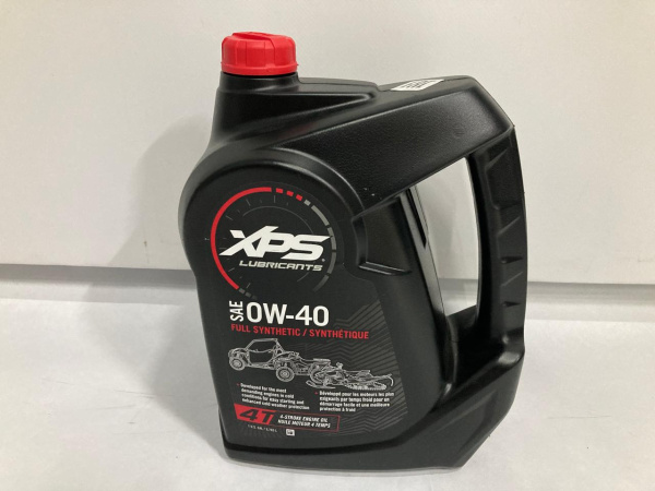 Масло моторное синтетическое BRP XPS 0W40 объёмом 3,785 литра